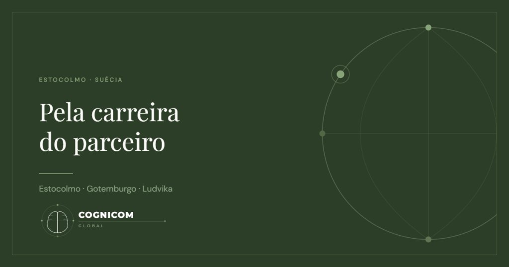 Capa do artigo, Pela carreira do parceiro, Estocolmo