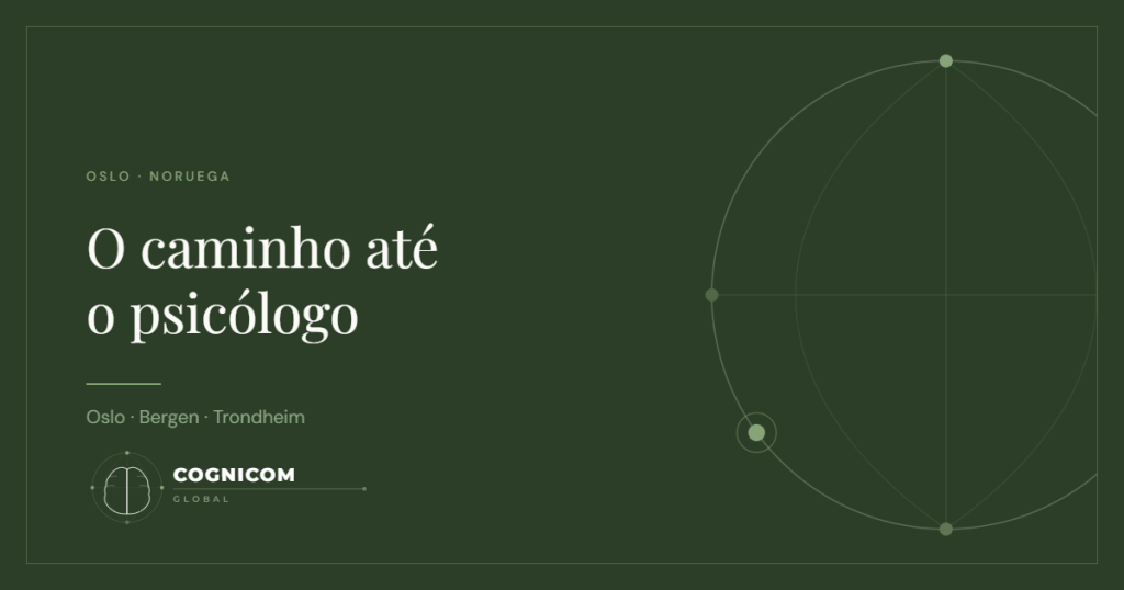 Capa do artigo, O caminho até o psicólogo, Oslo