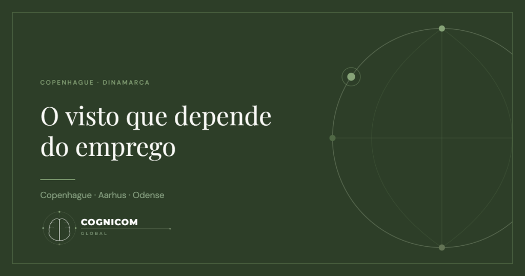 Capa do artigo, O visto que depende do emprego, Copenhague